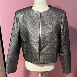 Elegant Silver Women's Jacket